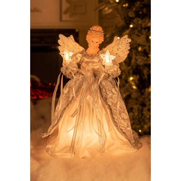 Angel tree deals topper with lights